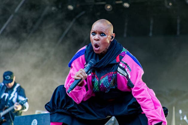 June 18, 2026, Northwich, United Kingdom: SKIN - lead vocalist of Alt Rock Band Skunk Anansie performing at Delamere Forest, Cheshire UK as part of the annual Forest Live summer concert series, Northwich United Kingdom  - ZUMAp211 20260618_aap_p211_037 Copyright: xAndyxVonxPipx