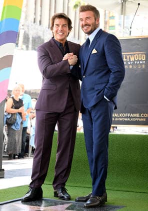 June 12, 2026, Hollywood, California, United States: Actor Tom Cruise poses with honoree David Beckham on his Star On The Hollywood Walk Of Fame held in Hollywood, California, USA - 12 June 2026 Hollywood United States - ZUMAs197 20260612_aaa_s197_789 Copyright: xAlbertxL.xOrtegax