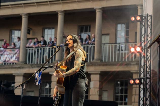 Amy MacDonald in concert Amy MacDonald in concert - Amy MacDonald, Credit:Stephen Keable Avalon UK, West Yorkshire, Halifax, The Piece Hall  Copyright: xStephenxKeablex xAvalonx 1111116736