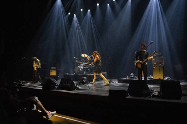 Bar Italia Perform at Meltdown Festival 2026, Queen Elizabeth Hall, London, UK - 18 June 2026 (L-R) - vocalist guitarist Jezmi Tarik Fehmi, vocalist Nina Cristante and vocalist guitarist Sam Fenton of English indie rock band Bar Italia performs at The Meltdown Festival at Queen Elizabeth Hall in London, England, UK on Thursday 18 June 2026., Credit:Justin Ng Avalon UK, England, London, Queen Elizabeth Hall  Copyright: xJustinxNgx xAvalonx 1111123025