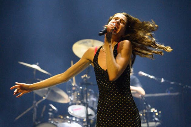 Bar Italia Perform at Meltdown Festival 2026, Queen Elizabeth Hall, London, UK - 18 June 2026 Vocalist Nina Cristante of English indie rock band Bar Italia performs at The Meltdown Festival at Queen Elizabeth Hall in London, England, UK on Thursday 18 June 2026., Credit:Justin Ng Avalon UK, England, London, Queen Elizabeth Hall  Copyright: xJustinxNgx xAvalonx 1111123032