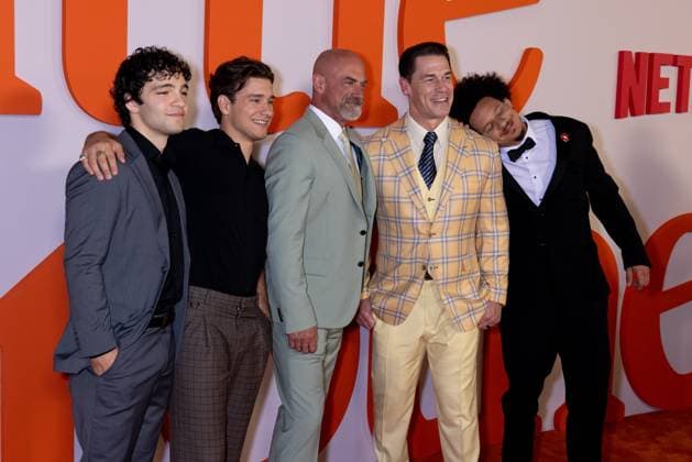 Bryce Gheisar, Pilot Bunch, Christopher Meloni, John Cena, Eric Andre at arrivals for LITTLE BROTHER Premiere, The Plaza Hotel, New York, NY, June 18, 2026. Photo By: Ryan Billings Everett Collection LITTLE BROTHER Premiere PUBLICATIONXNOTxINxCANxCHNxFRAxITAxJPNxNORxPOLxRUSxESPxUKxUSA