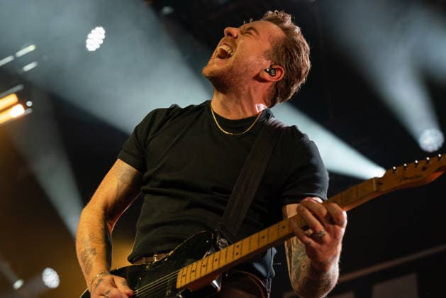 McFly play London s British Airways Arc, UK - 18 Jun 2026 Danny Jones seen performing live on stage with band McFly. McFly play London s newest entertainment venue British Airways Arc in Olympia. London United Kingdom Copyright: xBonniexBritainx xSOPAxImagesx FLY07975