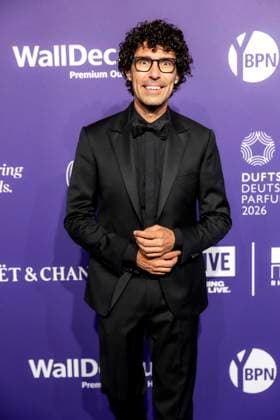 ABB DUFTSTARS- Boris Entrup zu Gast auf dem blauen Teppich bei der Verleihung des Deutschen Parfumpreises Duftstars 2026 auf der Rheinterrasse am 18.06.2026 in Duesseldorf NRW Deutschland *** ABB DUFTSTARS