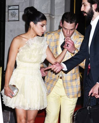 Outside arrivals for the New York premiere of Little Brother Featuring: John Cena kisses his wife Shay Shariatzadeh s hand Where: New York, United States When: 18 Jun 2026 Credit: Darla Khazei INSTARimages EDITORIAL USE ONLY. NOT FOR USE BY NEWSPAPERS BASED IN THE UK. Copyright: xx instar55785847