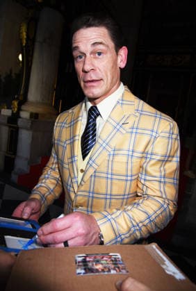 Outside arrivals for the New York premiere of Little Brother Featuring: John Cena signs for fans outside The Plaza Hotel Where: New York, United States When: 18 Jun 2026 Credit: Darla Khazei INSTARimages EDITORIAL USE ONLY. NOT FOR USE BY NEWSPAPERS BASED IN THE UK. Copyright: xx instar55785851