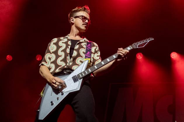 McFly play at British Airways Arc in London, UK - 18 Jun 2026 Tom Fletcher seen playing live on stage during McFly concert at The British Airways Arc, the newest venue in Olympia. London United Kingdom Copyright: xBonniexBritainx xSOPAxImagesx FLZ05691