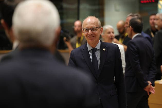 June 19, 2026, Brussels, Belgium, European Union: LUC FRIEDEN, Prime Minister of Luxembourg, meets on the second and final day of the two-day European Council summit in Brussels, as EU Member States gather at a pivotal moment for negotiations on economic, financial and security priorities amid an increasingly complex geopolitical landscape. Brussels European Union  - ZUMAo116 20260619_znp_o116_010 Copyright: xBiancaxOterox