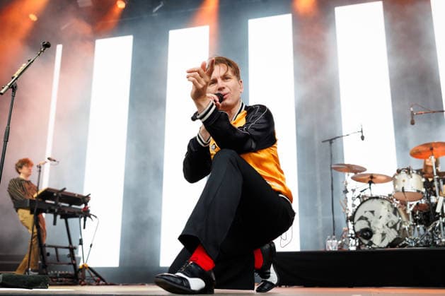 Franz Ferdinand live at OverOslo 2026 Oslo, Norway. 17th, June 2026. The Scottish rock band Franz Ferdinand performs a live concert during the Norwegian music festival OverOslo 2026 in Oslo. Here singer and guitarist Alex Kapranos is seen live on stage. Norway, Oslo  Copyright: xGonzalesxPhoto KetilxMartinsenx