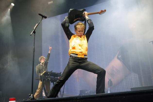 Franz Ferdinand live at OverOslo 2026 Oslo, Norway. 17th, June 2026. The Scottish rock band Franz Ferdinand performs a live concert during the Norwegian music festival OverOslo 2026 in Oslo. Here singer and guitarist Alex Kapranos is seen live on stage. Norway, Oslo  Copyright: xGonzalesxPhoto KetilxMartinsenx
