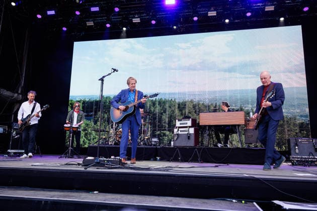 deLillos live at OverOslo 2026 Oslo, Norway. 18th, June 2026. The Norwegian rock band deLillos performs a live concert during the Norwegian music festival OverOslo 2026 in Oslo. Here singer and musician Lars Lillo-Stenberg is seen live on stage. Norway, Oslo  Copyright: xGonzalesxPhoto KetilxMartinsenx
