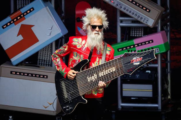 ZZ Top live at OverOslo 2026 Oslo, Norway. 18th, June 2026. The American rock band ZZ Top perform a live concert during the Norwegian music festival OverOslo 2026 in Oslo. Here musician Elwood Francis is seen live on stage. Norway, Oslo  Copyright: xGonzalesxPhoto KetilxMartinsenx