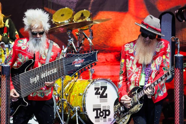 ZZ Top live at OverOslo 2026 Oslo, Norway. 18th, June 2026. The American rock band ZZ Top perform a live concert during the Norwegian music festival OverOslo 2026 in Oslo. Here vocalist and musician Billy Gibbons (R) is seen live on stage with musician Elwood Francis (L). Norway, Oslo  Copyright: xGonzalesxPhoto KetilxMartinsenx