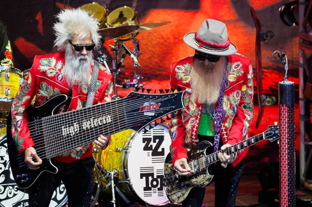 ZZ Top live at OverOslo 2026 Oslo, Norway. 18th, June 2026. The American rock band ZZ Top perform a live concert during the Norwegian music festival OverOslo 2026 in Oslo. Here vocalist and musician Billy Gibbons (R) is seen live on stage with musician Elwood Francis (L). Norway, Oslo  Copyright: xGonzalesxPhoto KetilxMartinsenx