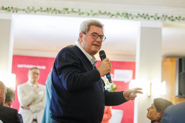 16.06.2026 - Die SPD-Landtagsfraktion von Mecklenburg-Vorpommern hatte zu einem kommunalpolitischen Abend nach Ueckermünde in die Strandhalle eingeladen. Norbert Raulin Seebad Ueckermünde Mecklenburg-Vorpommern Deutschland *** June 16, 2026 The SPD state parliamentary group of Mecklenburg-Western Pomerania had invited guests to an evening event on local politics at the Strandhalle in Ueckermünde. Norbert Raulin, Seebad Ueckermünde, Mecklenburg-Western Pomerania, Germany,detected_source_language