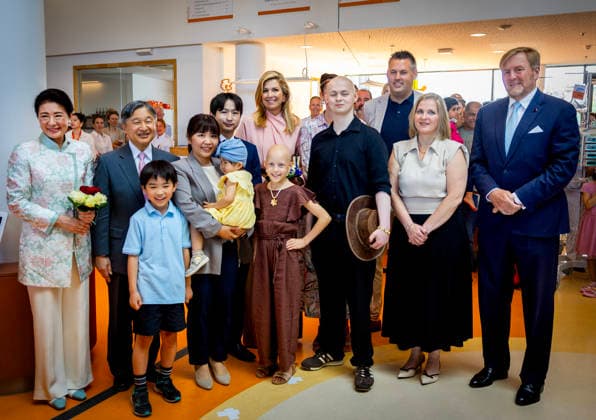 19-06-2026 Utrecht Queen Maxima and King Willem-Alexander with Emperor Naruhito of Japan and Empress Masako visited the Princess Maxima Center for Pediatric Oncology in Utrecht on the 3rd and last day of the 3 day statevisit to the Netherlands. Â  Copyright: xPPEx