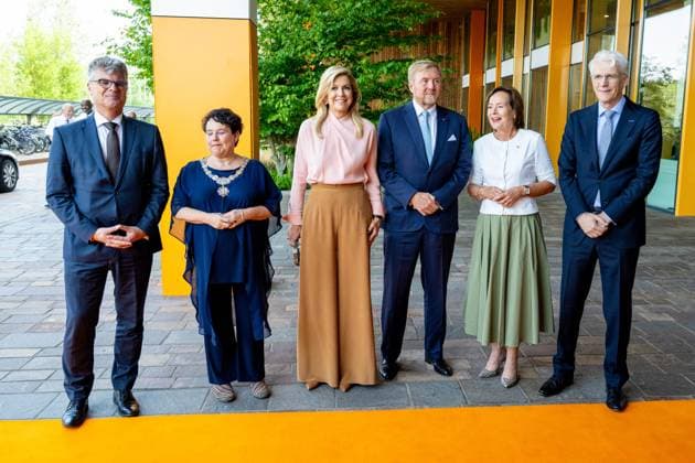 UTRECHT, The Netherlands, 2026-06-19 10:26:10 UTRECHT, 19-06-2026, Princess Maxima Center At the invitation of King Willem-Alexander and Queen Maxima, Emperor Naruhito of Japan is paying a state visit to the Netherlands. Emperor Naruhito is accompanied by Her Majesty Empress Masako. The state visit is a confirmation of the close and historic relationship between Japan and the Netherlands. The countries share 426 years of bilateral relations. PHOTO: NLBeeld POOL Mischa Schoemaker In the photo: Emperor Naruhito and Empress Masako. King Willem-Alexander and Queen Maxima visit the Princess Maxima Center for Pediatric Oncology in Utrecht. After a welcome by children, their parents, and hospital staff, the group visits the research wing. Cr  Copyright: xx x