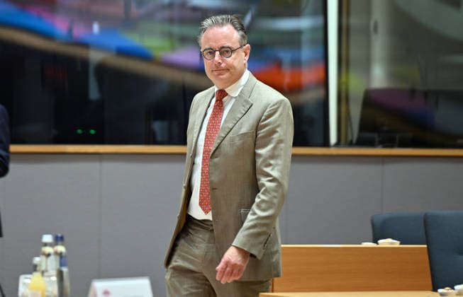 European Union Leaders’ Summit in Brussels BRUSSELS, BELGIUM - JUNE 19: Belgian Prime Minister Bart De Wever attends the European Union (EU) Leaders’ Summit continues on its second day in Brussels, the capital of Belgium, on June 19, 2026. Dursun Aydemir Anadolu Brussels Belgium. Editorial use only. Please get in touch for any other usage.  Copyright: x2026xAnadoluxDursunxAydemirx