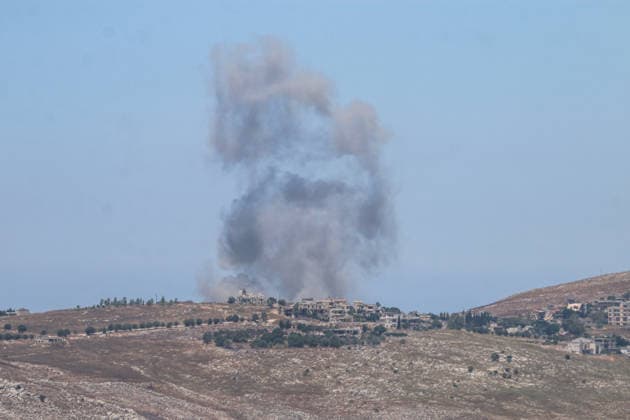 Israel continues strikes on southern Lebanon despite U.S.-Iran agreement NABATIEH, LEBANON - JUNE 19: Smoke rises from the town of Kfar Tebnit and the Ali al-Tahir hill area in the Nabatieh Governorate of southern Lebanon following Israeli airstrikes on June 19, 2026. The attacks were carried out despite the U.S.-Iran agreement. Ramiz Dallah Anadolu Nabatieh Lebanon. Editorial use only. Please get in touch for any other usage.  Copyright: x2026xAnadoluxRamizxDallahx