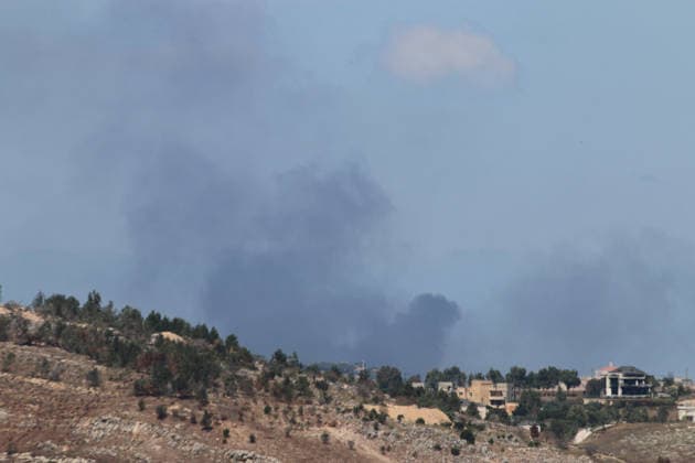 Israel continues strikes on southern Lebanon despite U.S.-Iran agreement NABATIEH, LEBANON - JUNE 19: Smoke rises from the town of Kfar Tebnit and the Ali al-Tahir hill area in the Nabatieh Governorate of southern Lebanon following Israeli airstrikes on June 19, 2026. The attacks were carried out despite the U.S.-Iran agreement. Ramiz Dallah Anadolu Nabatieh Lebanon. Editorial use only. Please get in touch for any other usage.  Copyright: x2026xAnadoluxRamizxDallahx