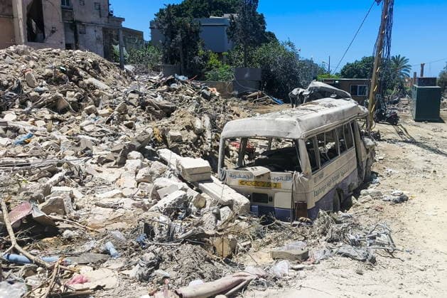 LEBANON, TYRE - JUNE 19, 2026: Damage from an Israeli airstrike Tyre Lebanon  - ZUMAt113 20260619_zaa_t113_085 Copyright: xAnkharxKochnevax