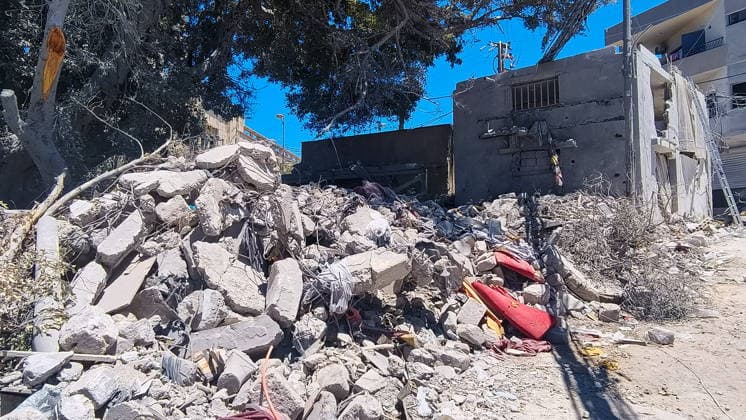 LEBANON, TYRE - JUNE 19, 2026: Damage from an Israeli airstrike Tyre Lebanon  - ZUMAt113 20260619_zaa_t113_086 Copyright: xAnkharxKochnevax