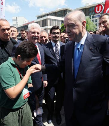 Turkish President Recep Tayyip Erdogan ISTANBUL, TURKIYE - JUNE 19: (----EDITORIAL USE ONLY - MANDATORY CREDIT - TURKISH PRESIDENCY MUSTAFA KAMACI HANDOUT - NO MARKETING NO ADVERTISING CAMPAIGNS - DISTRIBUTED AS A SERVICE TO CLIENTS----) Turkish President Recep Tayyip Erdogan attends the opening ceremony of Halkali-Istanbul Airport Metro Line at Kayasehir Metro Station in Istanbul, Turkiye on June 19, 2026. TCCB Mustafa Kamaci Anadolu Istanbul Turkey. Editorial use only. Please get in touch for any other usage.  Copyright: x2026xAnadoluxTCCBx xMustafaxKamacix