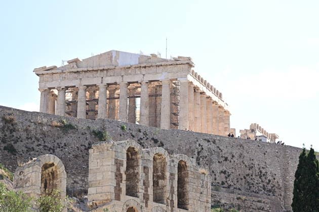 Restoration of Parthenon s western facade completed - For the first time in approximately 220 years, the culture ministry is now able to deliver the western facade of the Parthenon as fully restored as possible,in Athens Greece, on 19 June 2026. With the installation of two orthostates in the vacant positions of the western pediment and the completion of the restoration of the backing wall, the architectural integrity of the pediment has been restored. IMAGO ONE INCH PRODUCTIONS ATHENS Greece Copyright: xOnexInchxProductionsx 7004290