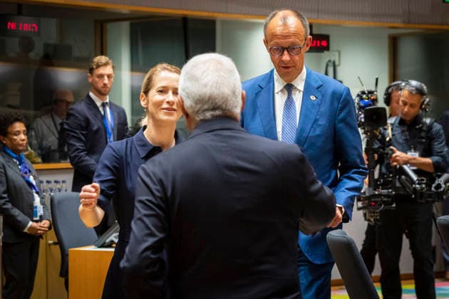 European heads of state gathered on the second day of the European summit in the Belgian capital. - 19 06 2026 - Belgium Brussels Brussels -  NicolasxLandemardx xLexPictorium LePictorium_0336767