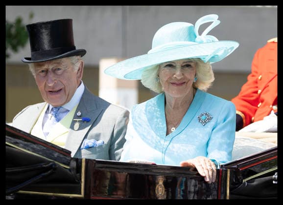 . 19 06 2026. London, United Kingdom. King Charles III and Queen Camilla arriving on day four of Royal Ascot, United Kingdom.  xStephenxLockx xi-Imagesx IIM-26840-0067