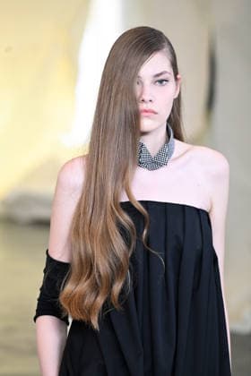 IPA85857198 - Milan, Milan Men™s Fashion Week Spring Summer 2027 - Men™s Fashion, Spring Summer 2027 - Martin Qad fashion show - pictured on the runway: Model  Copyright: xSimonaxChiocciax xSimonaxChiocciax 85857198