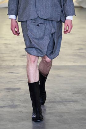 IPA85857204 - Milan, Milan Men™s Fashion Week Spring Summer 2027 - Men™s Fashion, Spring Summer 2027 - Martin Qad fashion show - pictured on the runway: Model  Copyright: xSimonaxChiocciax xSimonaxChiocciax 85857204