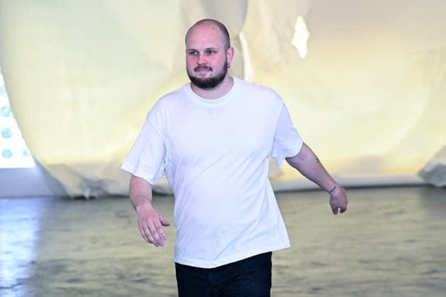 IPA85857262 - Milan, Milan Men™s Fashion Week Spring Summer 2027 - Men™s Fashion, Spring Summer 2027 - Martin Qad fashion show - pictured on the runway: Art Director  Copyright: xSimonaxChiocciax xSimonaxChiocciax 85857262