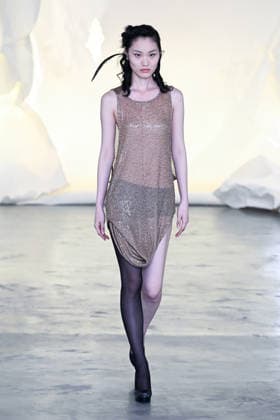 IPA85857244 - Milan, Milan Men™s Fashion Week Spring Summer 2027 - Men™s Fashion, Spring Summer 2027 - Martin Qad fashion show - pictured on the runway: Model  Copyright: xSimonaxChiocciax xSimonaxChiocciax 85857244