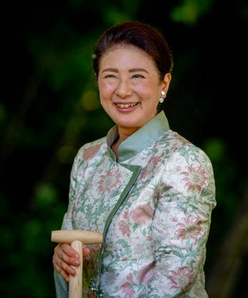 19-06-2026 Amsterdam Empress Masako planting a cherry tree in the Blossom Park in the Amsterdam Forest on the 3rd and last day of the 3 day statevisit to the Netherlands. Â  Copyright: xPPEx