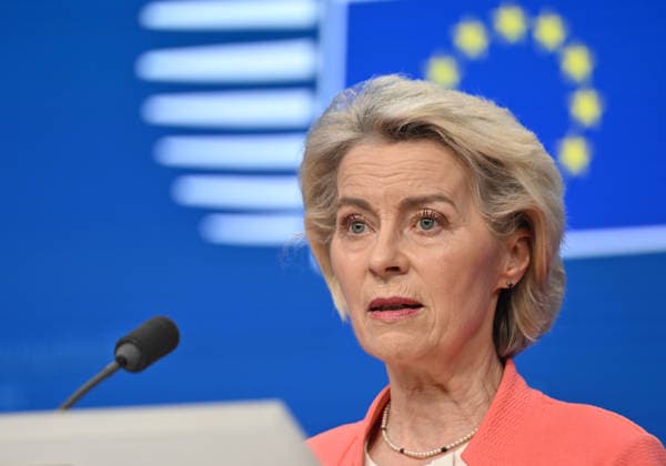 EU leaders meeting in Brussels BRUSSELS, BELGIUM - JUNE 19: European Commission President Ursula von der Leyen, European Council President Antonio Costa, andLeader of the Government of the Republic of Cyprus and President of the EU Council Nikos Hristodulidis, hold a joint press conference following the European Union (EU) Leaders’ Summit in Brussels, Belgium on June 19, 2026. Dursun Aydemir Anadolu Brussels Belgium. Editorial use only. Please get in touch for any other usage.  Copyright: x2026xAnadoluxDursunxAydemirx