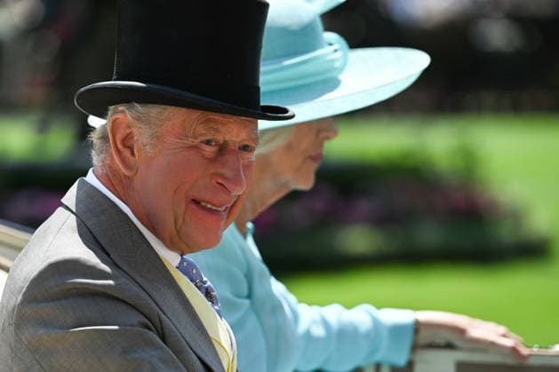 Royal Ascot 2026 LONDON, UNITED KINGDOM - JUNE 19: King Charles III and Queen Camilla attend the fourth day of the traditional Royal Ascot horse racing event, held annually since 1711, on June 19, 2026, in London, United Kingdom. Rasid Necati Aslim Anadolu London United Kingdom. Editorial use only. Please get in touch for any other usage.  Copyright: x2026xAnadoluxRasidxNecatixAslimx