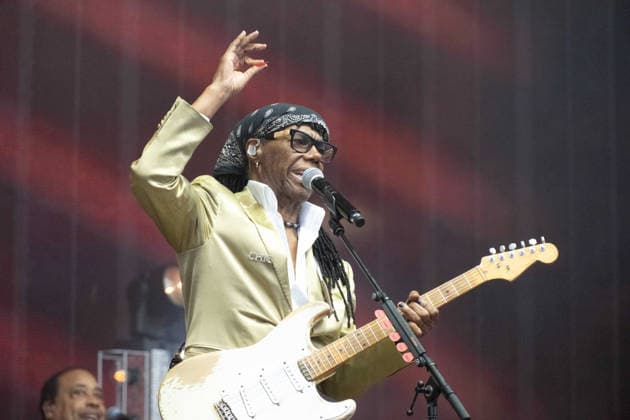 Nile Rodgers & CHIC performing live on the Main Stage at TRNSMT Festival, Glasgow Green on Friday 19 June 2026. Nile Rodgers & CHIC performing live on the Main Stage at TRNSMT Festival, Glasgow Green on Friday 19 June 2026. Legendary American disco and funk band formed by guitarist Nile Rodgers and bassist Bernard Edwards. Part of the TRNSMT 2026 weekend series in Glasgow., Credit:Adam Hampton-Matthews Avalon  Copyright: xAdamxHampton-Matthewsx xAvalonx 1111254733