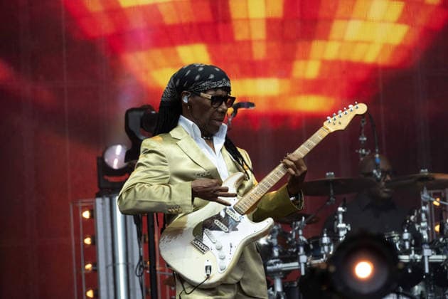 Nile Rodgers & CHIC performing live on the Main Stage at TRNSMT Festival, Glasgow Green on Friday 19 June 2026. Nile Rodgers & CHIC performing live on the Main Stage at TRNSMT Festival, Glasgow Green on Friday 19 June 2026. Legendary American disco and funk band formed by guitarist Nile Rodgers and bassist Bernard Edwards. Part of the TRNSMT 2026 weekend series in Glasgow., Credit:Adam Hampton-Matthews Avalon  Copyright: xAdamxHampton-Matthewsx xAvalonx 1111254951