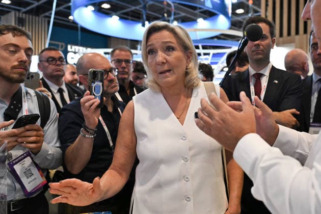 Marine Le Pen visits VivaTech in Paris FA MP President of the National Rassemblement group at the French National Assembly Marine Le Pen visits the VivaTech event in Paris on June 19, 2026. Photo by Firas Abdullah ABACAPRESS.COM Paris Ile-de-France France  Copyright: xAbdullahxFiras ABACAx
