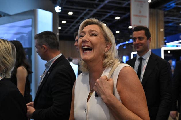 Marine Le Pen visits VivaTech in Paris FA MP President of the National Rassemblement group at the French National Assembly Marine Le Pen visits the VivaTech event in Paris on June 19, 2026. Photo by Firas Abdullah ABACAPRESS.COM Paris Ile-de-France France  Copyright: xAbdullahxFiras ABACAx