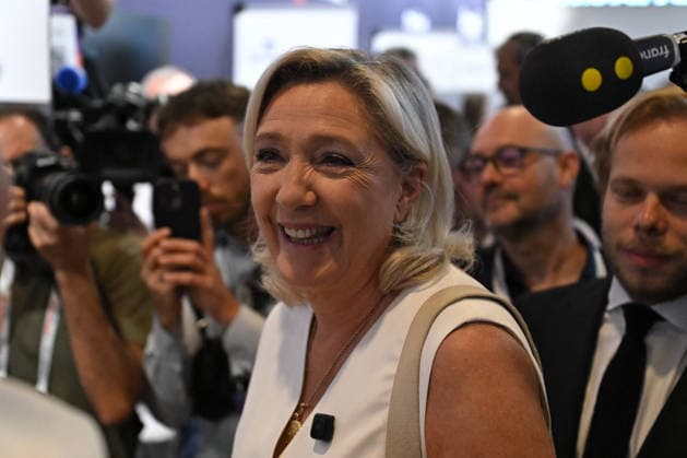 Marine Le Pen visits VivaTech in Paris FA MP President of the National Rassemblement group at the French National Assembly Marine Le Pen visits the VivaTech event in Paris on June 19, 2026. Photo by Firas Abdullah ABACAPRESS.COM Paris Ile-de-France France  Copyright: xAbdullahxFiras ABACAx