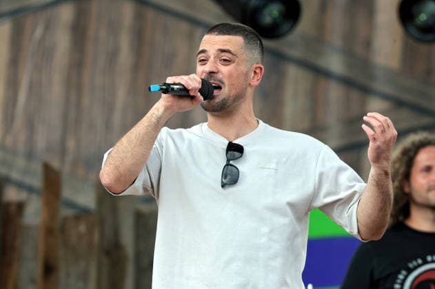 ORF Wenn die Musi spielt . Sänger Pietro Basile während Proben zum Musik Open Air Wenn die Musi spielt am 19.06.2026 in Bad Kleinkirchheim. 20260619SBK0127 *** ORF Wenn die Musi spielt
