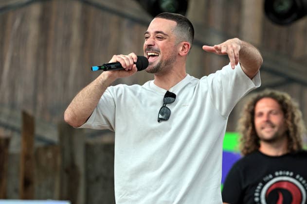 ORF Wenn die Musi spielt . Sänger Pietro Basile während Proben zum Musik Open Air Wenn die Musi spielt am 19.06.2026 in Bad Kleinkirchheim. 20260619SBK0129 *** ORF Wenn die Musi spielt