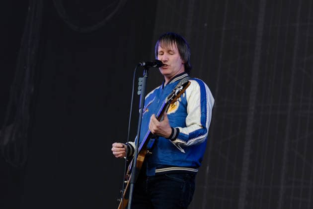 June 19, 2026, Newport, United Kingdom: Tim Wheeler, lead vocalist and guitarist with Northern Irish rock band Ash, performing live on stage at the Isle of Wight. The current line up consists of Tim Wheeler lead vocals, guitar, keyboard..Mark Hamilton bass synth and Rick McMurray drum, percussion Newport United Kingdom  - ZUMAs197 20260619_aab_s197_018 Copyright: xDawnxFletcher-Parkx