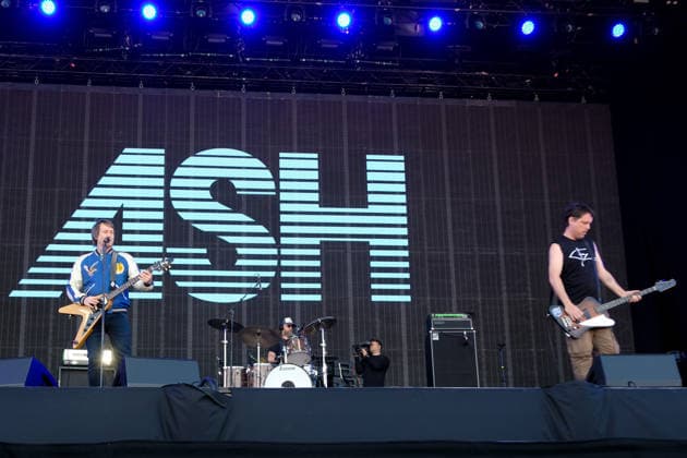 June 19, 2026, Newport, United Kingdom: Northern Irish rock band Ash, performing live on stage at the Isle of Wight. The current line up consists of Tim Wheeler lead vocals, guitar, keyboard..Mark Hamilton bass synth and Rick McMurray drum, percussion Newport United Kingdom  - ZUMAs197 20260619_aab_s197_020 Copyright: xDawnxFletcher-Parkx