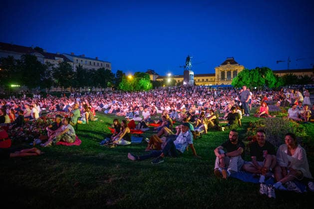 Zagreb Classic People attend a cocnert of Zagreb Philharmonic Orchestra performs during Zagreb Classic Music Festival at King Tomislav Square in Zagreb, Croatia on June 19, 2026.  NevaxZganec PIXSELL