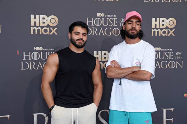 Mohammad Eliraqui, Soufiane El Mesaudi bei der Premiere von HOUSE OF THE DRAGON Staffel 3 im Kino International in Berlin am 19.06.2026 *** Mohammad Eliraqui and Soufiane El Mesaudi at the premiere of House of the Dragon Season 3 at the Kino International in Berlin on June 19, 2026 ,detected_source_language