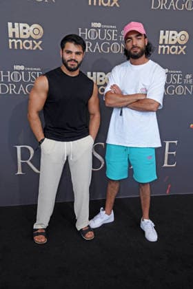 Mohammad Eliraqui, Soufiane El Mesaudi bei der Premiere von HOUSE OF THE DRAGON Staffel 3 im Kino International in Berlin am 19.06.2026 *** Mohammad Eliraqui and Soufiane El Mesaudi at the premiere of House of the Dragon Season 3 at the Kino International in Berlin on June 19, 2026 ,detected_source_language