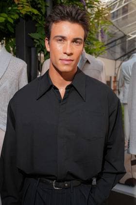 IPA85865490 - Milan, Milan Men™s Fashion Week Spring Summer 2027 - Men™s Fashion, Spring Summer 2027 - Brunello Cuccinelli Show - Arrivals In the photo: Guest  Copyright: xRiccardoxGIordanox xRiccardoxGiordanox 85865490